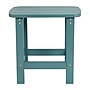 Flash Furniture Charlestown All-Weather Poly Resin Adirondack Side Table, Teal (JJT14001TL)~#|#~sp152801271_sc7