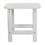 Flash Furniture Charlestown All-Weather Poly Resin Adirondack Side Table, White (JJT14001WH)~#|#~sp152801301_sc7