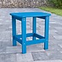 Flash Furniture Charlestown All-Weather Poly Resin Adirondack Side Table, Blue (JJT14001BLU)~#|#~sp152801313_sc7