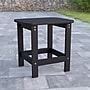 Flash Furniture Charlestown All-Weather Poly Resin Adirondack Side Table, Black (JJT14001BLK)~#|#~sp152801368_sc7