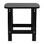 Flash Furniture Charlestown All-Weather Poly Resin Adirondack Side Table, Black (JJT14001BLK)~#|#~sp152801382_sc7