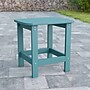 Flash Furniture Charlestown All-Weather Poly Resin Adirondack Side Table, Sea Foam (JJT14001SFM)~#|#~sp152801394_sc7