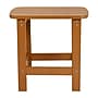 Flash Furniture Charlestown All-Weather Poly Resin Adirondack Side Table, Teak (JJT14001TEAK)~#|#~sp152801431_sc7