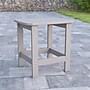 Flash Furniture Charlestown All-Weather Poly Resin Adirondack Side Table, Gray (JJT14001GY)~#|#~sp152801440_sc7