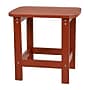 Flash Furniture Charlestown All-Weather Poly Resin Adirondack Side Table, Red (JJT14001RED)~#|#~sp152801456_sc7