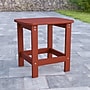 Flash Furniture Charlestown All-Weather Poly Resin Adirondack Side Table, Red (JJT14001RED)~#|#~sp152801457_sc7