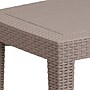 Flash Furniture Seneca Faux Rattan Coffee Table, Light Gray (DADSF2T)~#|#~sp152801500_sc7