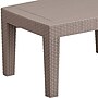 Flash Furniture Seneca Faux Rattan Coffee Table, Light Gray (DADSF2T)~#|#~sp152801506_sc7