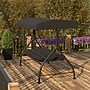 Flash Furniture Tellis 3-Seat Outdoor Converting Patio Swing, Black (TLH007BK)~#|#~sp152801549_sc7
