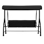 Flash Furniture Tellis 3-Seat Outdoor Converting Patio Swing, Black (TLH007BK)~#|#~sp152801552_sc7