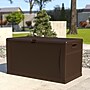 Flash Furniture Nobu Outdoor Waterproof Plastic Deck Box, Brown (QTKTL4023BRN)~#|#~sp152801593_sc7