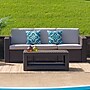 Flash Furniture Seneca Faux Rattan Coffee Table, Chocolate Brown (DADSF1R)~#|#~sp152801646_sc7