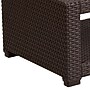 Flash Furniture Seneca Faux Rattan Coffee Table, Chocolate Brown (DADSF1R)~#|#~sp152801650_sc7