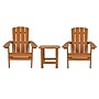 Flash Furniture Charlestown All-Weather Poly Resin Wood Adirondack Chairs with Side Table, Teak, 3/Set (JJC145012T141TK)~#|#~sp152801692_sc7