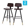 Flash Furniture Kora LeatherSoft Barstool, Brown, 2-Pieces (AYS02BR)~#|#~sp152802207_sc7