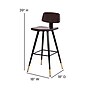 Flash Furniture Kora LeatherSoft Barstool, Brown, 2-Pieces (AYS02BR)~#|#~sp152802216_sc7