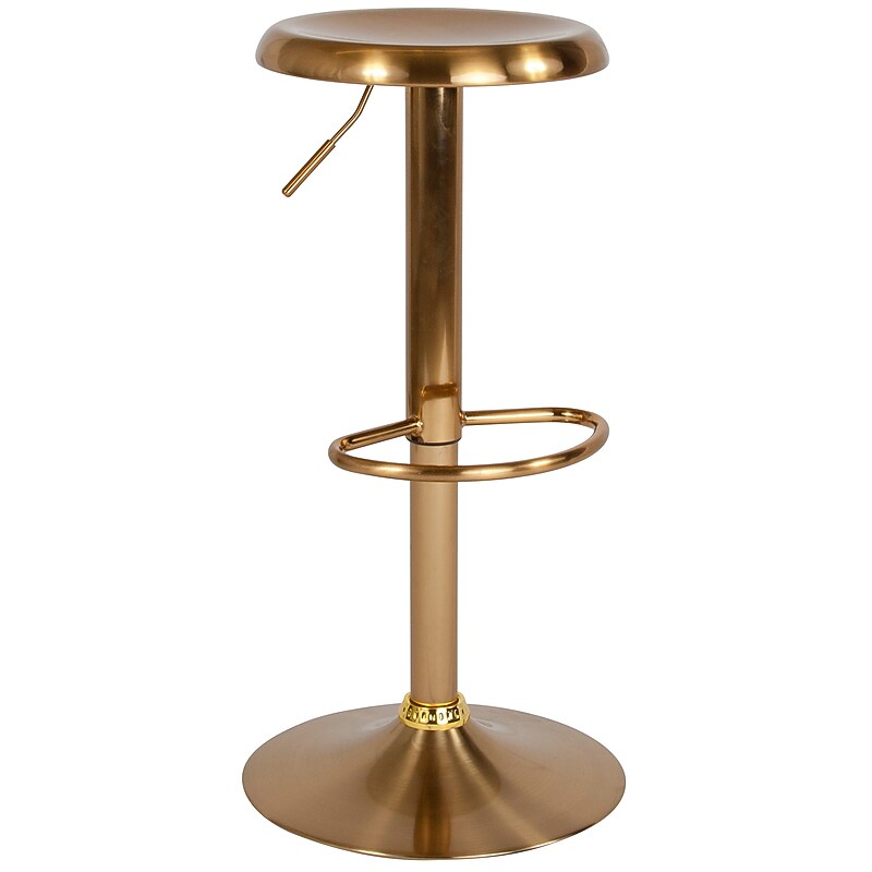 Flash Furniture Madrid Series Retro Barstool, Gold (CH181220GD) image 1