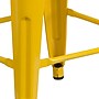 Flash Furniture Lily Industrial Metal Counter Height Stool without Back, Yellow, 4-Pieces/Pack (4CH3132024YLW)~#|#~sp152802521_sc7