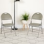 Flash Furniture HERCULES Series Vinyl/Metal Folding Chair, Gray, 2/Pack (2HAMC705AV3GY)~#|#~sp152802679_sc7