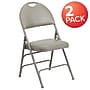 Flash Furniture HERCULES Series Vinyl/Metal Folding Chair, Gray, 2/Pack (2HAMC705AV3GY)~#|#~sp152802682_sc7