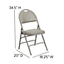 Flash Furniture HERCULES Series Vinyl/Metal Folding Chair, Gray, 2/Pack (2HAMC705AV3GY)~#|#~sp152802694_sc7