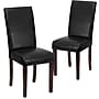 Flash Furniture Contemporary LeatherSoft Parsons Dining Chair, Black, 2/Pack (2BT350BKLEA023)~#|#~sp152802709_sc7