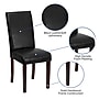 Flash Furniture Contemporary LeatherSoft Parsons Dining Chair, Black, 2/Pack (2BT350BKLEA023)~#|#~sp152802740_sc7