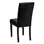 Flash Furniture Contemporary LeatherSoft Parsons Dining Chair, Black, 2/Pack (2BT350BKLEA023)~#|#~sp152802748_sc7