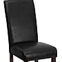Flash Furniture Contemporary LeatherSoft Parsons Dining Chair, Black, 2/Pack (2BT350BKLEA023)~#|#~sp152802752_sc7