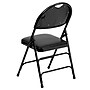 Flash Furniture HERCULES Series Vinyl/Metal Folding Chair, Black, 2/Pack (2HAMC705AV3BK)~#|#~sp152802820_sc7