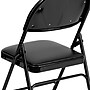 Flash Furniture HERCULES Series Vinyl/Metal Folding Chair, Black, 2/Pack (2HAMC705AV3BK)~#|#~sp152802824_sc7