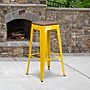 Flash Furniture Lily Industrial Metal Barstool without Back, Yellow (CH3132030YLW)~#|#~sp152802897_sc7