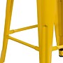 Flash Furniture Lily Industrial Metal Barstool without Back, Yellow (CH3132030YLW)~#|#~sp152802917_sc7