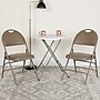 Flash Furniture HERCULES Series Vinyl/Metal Folding Chair, Beige, 2/Pack (2HAMC705AV3BGE)~#|#~sp152802925_sc7