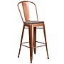 Flash Furniture Cindy Contemporary Metal Vertical Back Barstool, Copper (ET353430POCW)~#|#~sp152802967_sc7