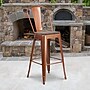 Flash Furniture Cindy Contemporary Metal Vertical Back Barstool, Copper (ET353430POCW)~#|#~sp152802970_sc7