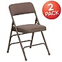 Flash Furniture HERCULES Series Fabric/Metal Folding Chair, Beige, 2/Pack (2HAMC309AFBGE)~#|#~sp152802974_sc7