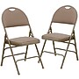 Flash Furniture HERCULES Series Fabric/Metal Folding Chair, Beige, 2/Pack (2HAMC705AF3BGE)~#|#~sp152802996_sc7