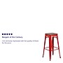 Flash Furniture Lily Industrial Metal Barstool without Back, Red (CH3132030REDW)~#|#~sp152803089_sc7