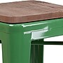 Flash Furniture Lily Industrial Metal Barstool without Back, Green (CH3132030GNW)~#|#~sp152803317_sc7