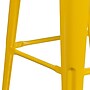 Flash Furniture Lily Industrial Metal Barstool without Back, Yellow, 4-Pieces/Pack (4CH3132030YLW)~#|#~sp152803331_sc7