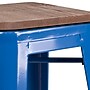 Flash Furniture Lily Industrial Metal Barstool without Back, Blue (CH3132030BLW)~#|#~sp152803474_sc7