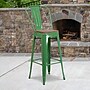 Flash Furniture Lily Contemporary Metal Vertical Back Barstool, Green (CH3132030GBGNW)~#|#~sp152803480_sc7