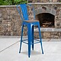 Flash Furniture Lily Contemporary Metal Vertical Back Barstool, Blue (CH3132030GBBLW)~#|#~sp152803635_sc7
