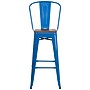 Flash Furniture Lily Contemporary Metal Vertical Back Barstool, Blue (CH3132030GBBLW)~#|#~sp152803639_sc7