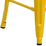 Flash Furniture Lily Industrial Metal Counter Height Stool without Back, Yellow (CH3132024YLW)~#|#~sp152803666_sc7
