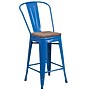 Flash Furniture Lily Contemporary Metal Vertical Back Counter Height Stool, Blue (CH3132024GBBLW)~#|#~sp152803694_sc7
