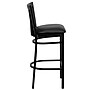 Flash Furniture HERCULES Series Traditional Metal School House Back Restaurant Barstool, Black, 2-Pieces/Pack (2XU6R8BSCHBBKV)~#|#~sp152804035_sc7