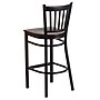 Flash Furniture HERCULES Traditional Metal Vertical Back Restaurant Barstool, Black/Walnut, 2-Pieces/Pack (2XUDG6R6BVRTWAW)~#|#~sp152804252_sc7
