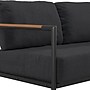 Flash Furniture Lea Indoor/Outdoor Patio Loveseat with Cushions, Black/Charcoal (GM2010272SCH)~#|#~sp152804784_sc7